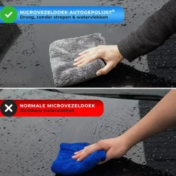 Outlet Microvezeldoek - Droogdoek - 600GSM - 50 x 80 cm Auto Poetsen|Auto Wassen