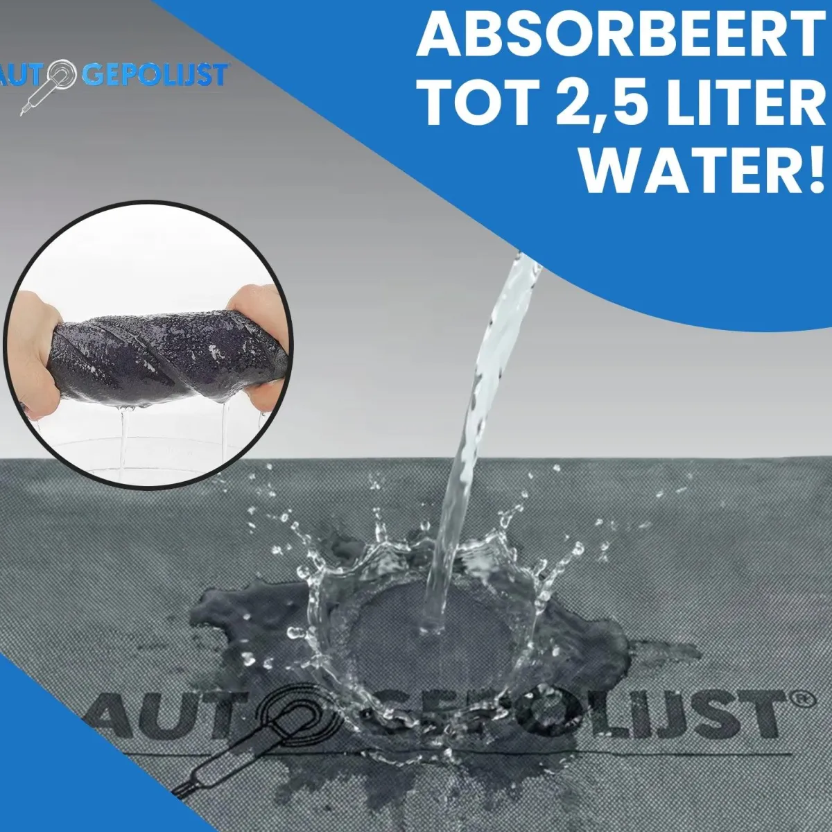 Outlet Microvezeldoek - Droogdoek - 600GSM - 50 x 80 cm Auto Poetsen|Auto Wassen