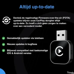 Hot Mini 2-in-1 CarPlay & Android Auto Dongle Draadloze Ontvangers