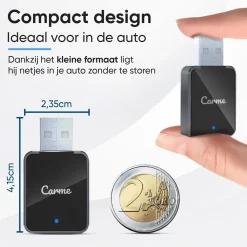 Mini 2-in-1 CarPlay & Android Auto Dongle V2 Draadloze Ontvangers