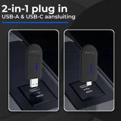 New Mini 2-in-1 CarPlay & Android Auto Dongle Draadloze Ontvangers