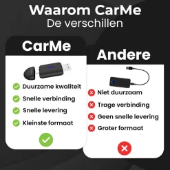 New Mini 2-in-1 CarPlay & Android Auto Dongle Draadloze Ontvangers