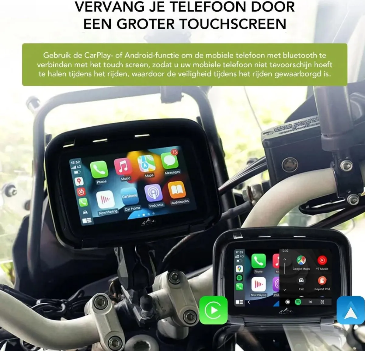 Online M500 - Motornavigatie Autonavigatie