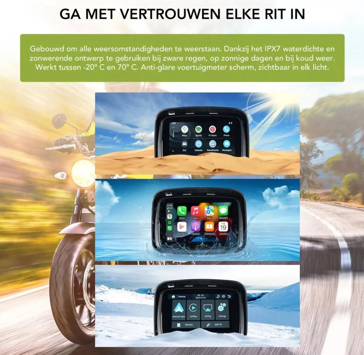 Online M500 - Motornavigatie Autonavigatie