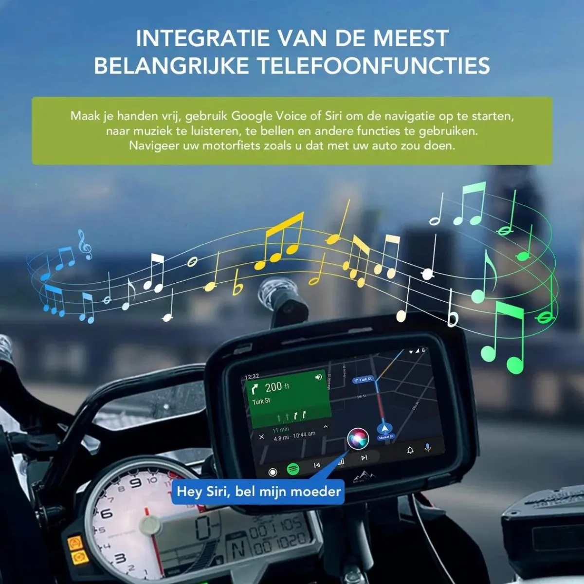 Online M500 - Motornavigatie Autonavigatie