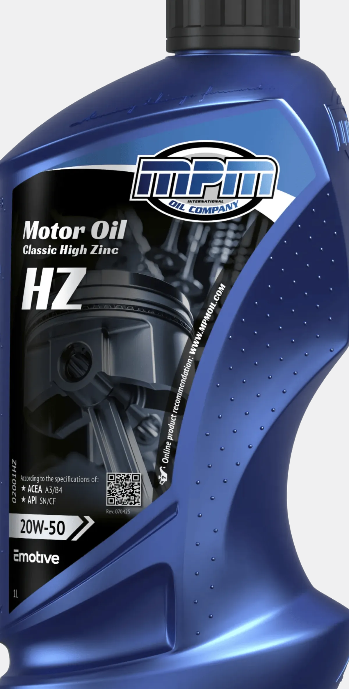 Outlet Motorolie 20w50 classic high zinc | 1 liter Oliën & Vloeistoffen