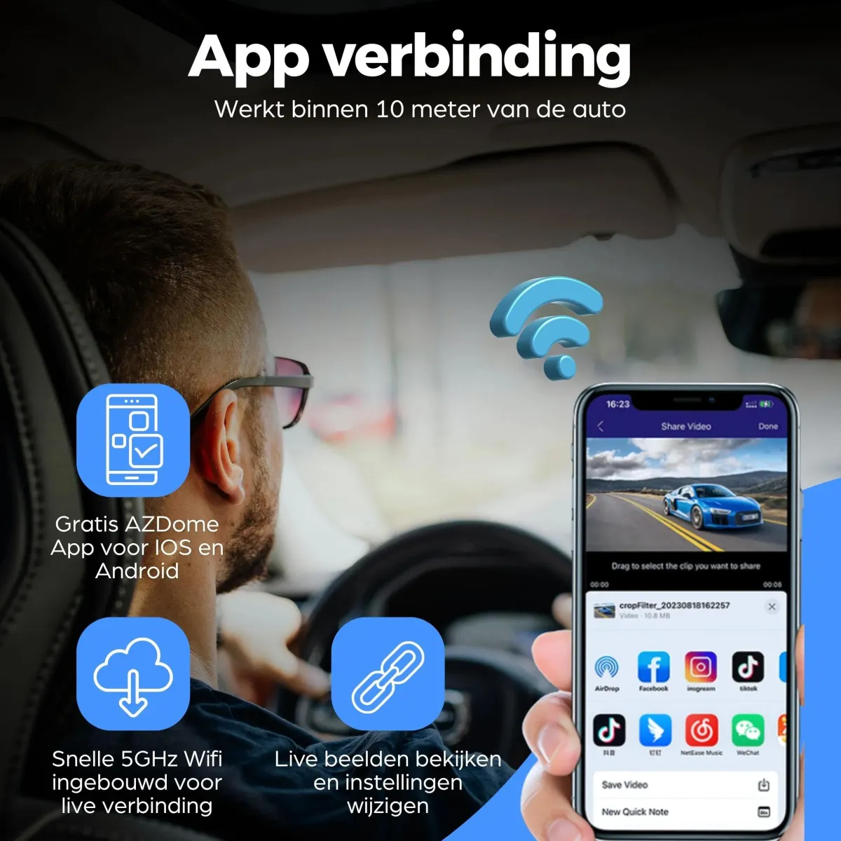 New M770 Pro 3CH 4K Wifi GPS 64gb dashcam Dashcams