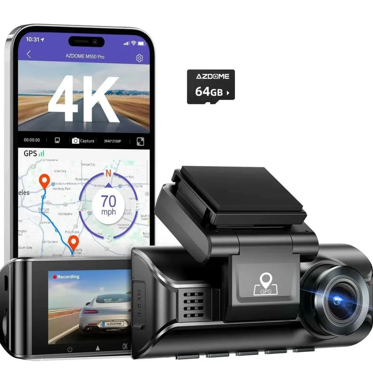 Sale M770 Pro 1CH 4K Wifi GPS 64gb dashcam Dashcams