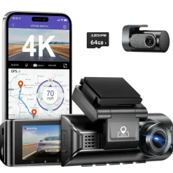 Sale M550 Pro 2CH 4K Wifi GPS 64gb dashcam Dashcams