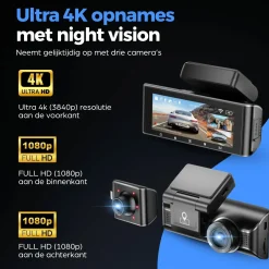 Clearance M770 Pro 2CH 4K Wifi GPS 64gb dashcam Dashcams