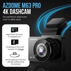 Discount M63 Pro True 4K 64gb Wifi GPS dashcam Dashcams