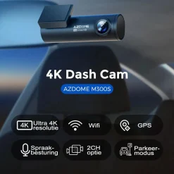 New M300S 4K 2CH Dual Wifi GPS 64gb dashcam Dashcams