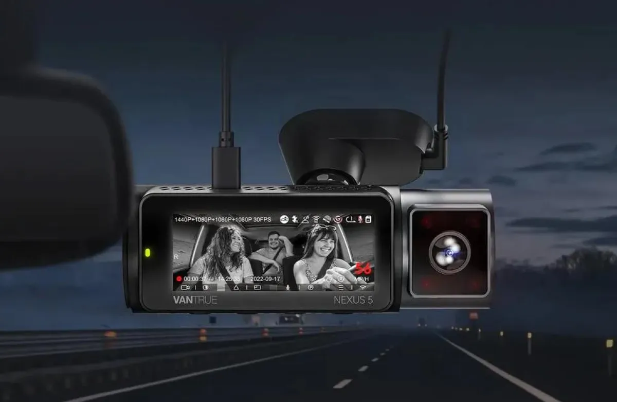 N5 2K QuadHD 4CH Wifi GPS 360 graden dashcam Dashcams