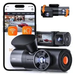 N5 2K QuadHD 4CH Wifi GPS 360 graden dashcam Dashcams