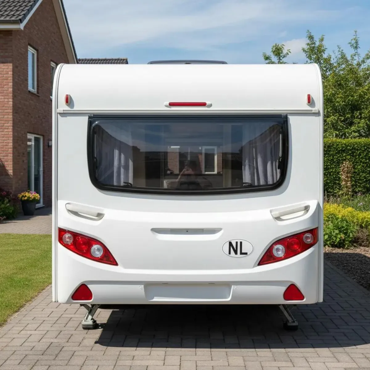 Online NL sticker landcode 2X Markeringsborden & -Signalen