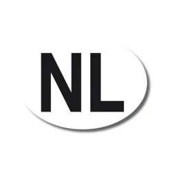 Outlet NL sticker wit Markeringsborden & -Signalen