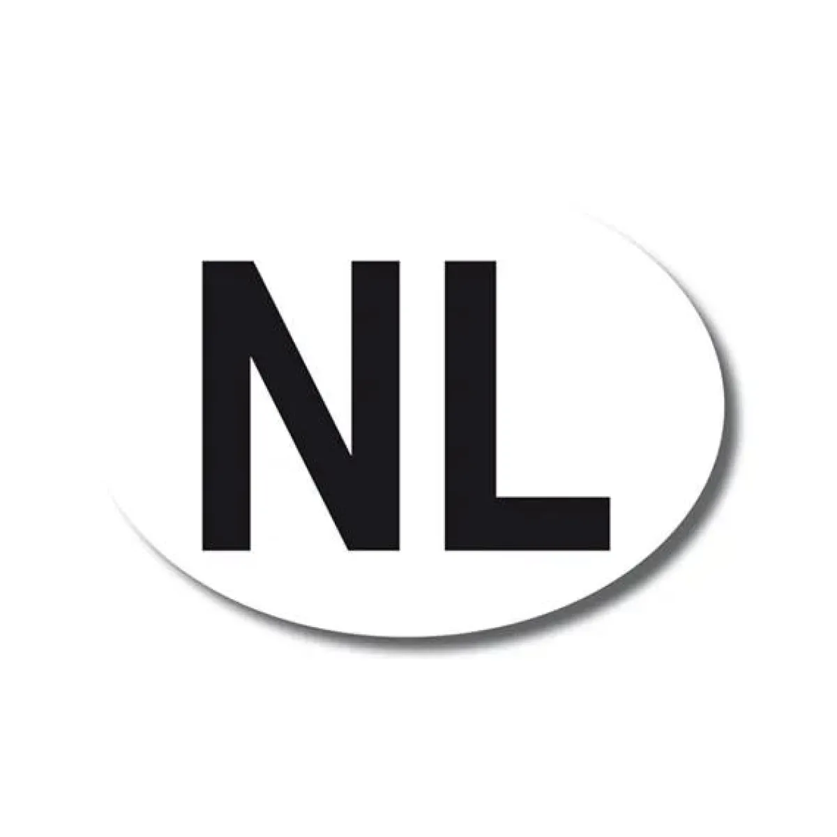 Outlet NL sticker wit Markeringsborden & -Signalen