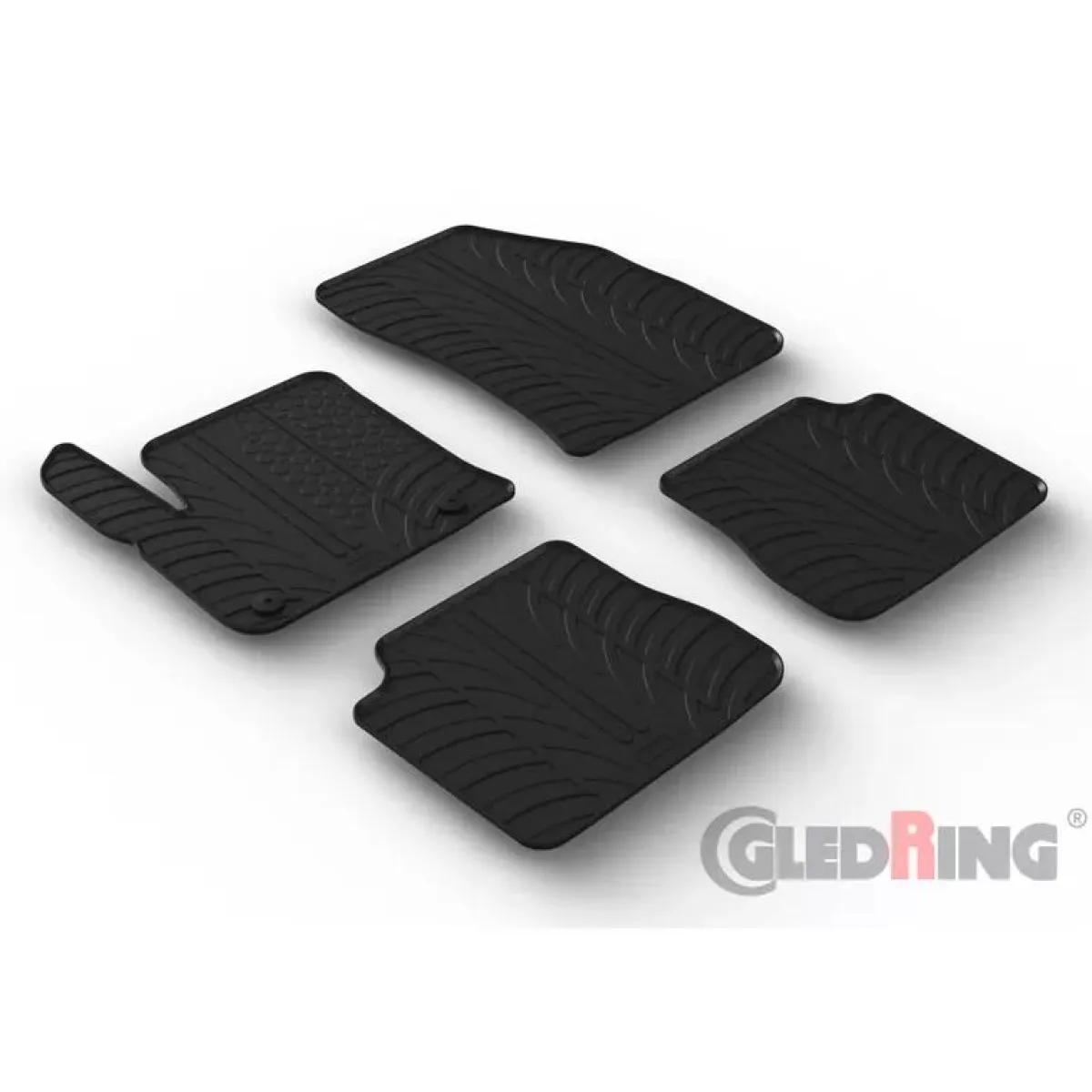 Online Peugeot e-2008 II 2020- & Citroën e-C4 III 2020 - Rubbermatten Automatten