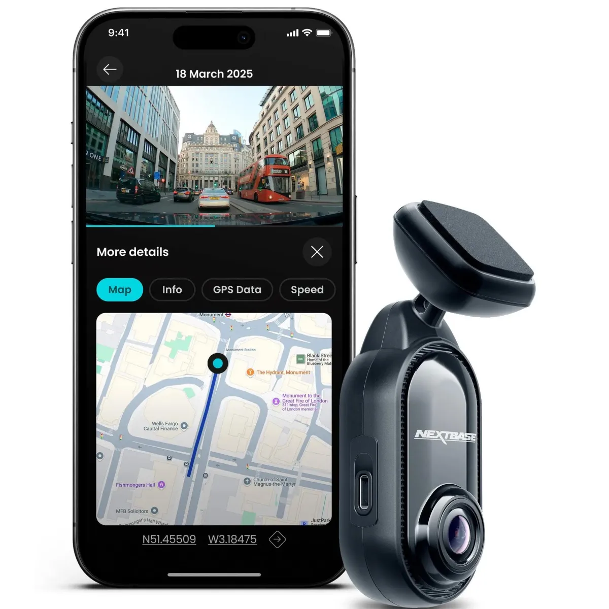 Outlet Piqo 2K Cloud Wifi dashcam Dashcams