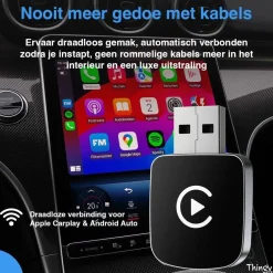 Sale Premium 2-in-1 CarPlay & Android Auto Dongle Draadloze Ontvangers