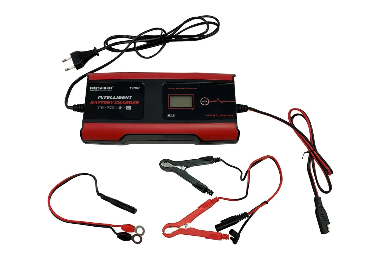 Outlet Processor gestuurde acculader 12V/24V 8A Acculaders & Starthulpen