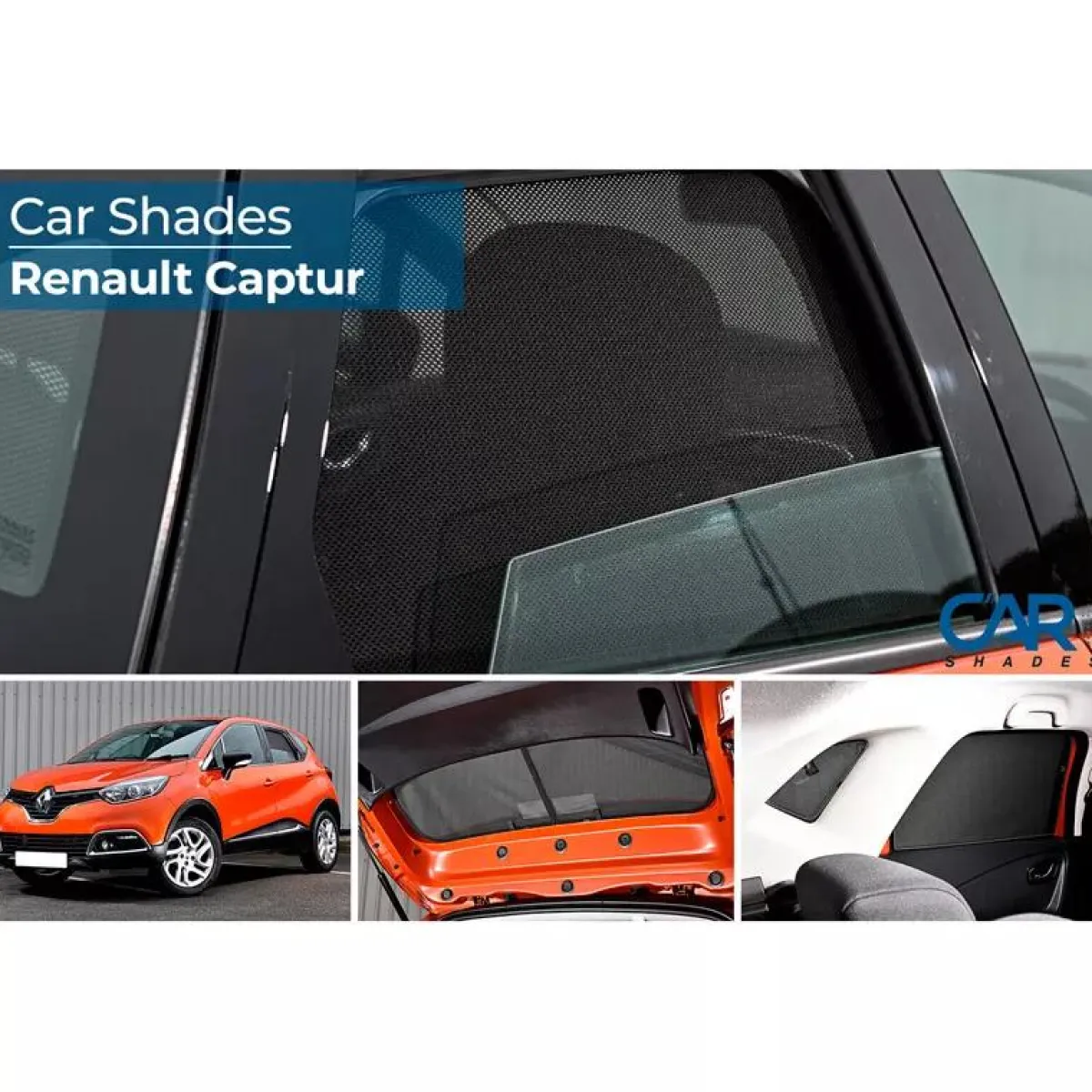 Online Renault Captur 5 deurs 2013 - Zonneschermen Autozonneschermen