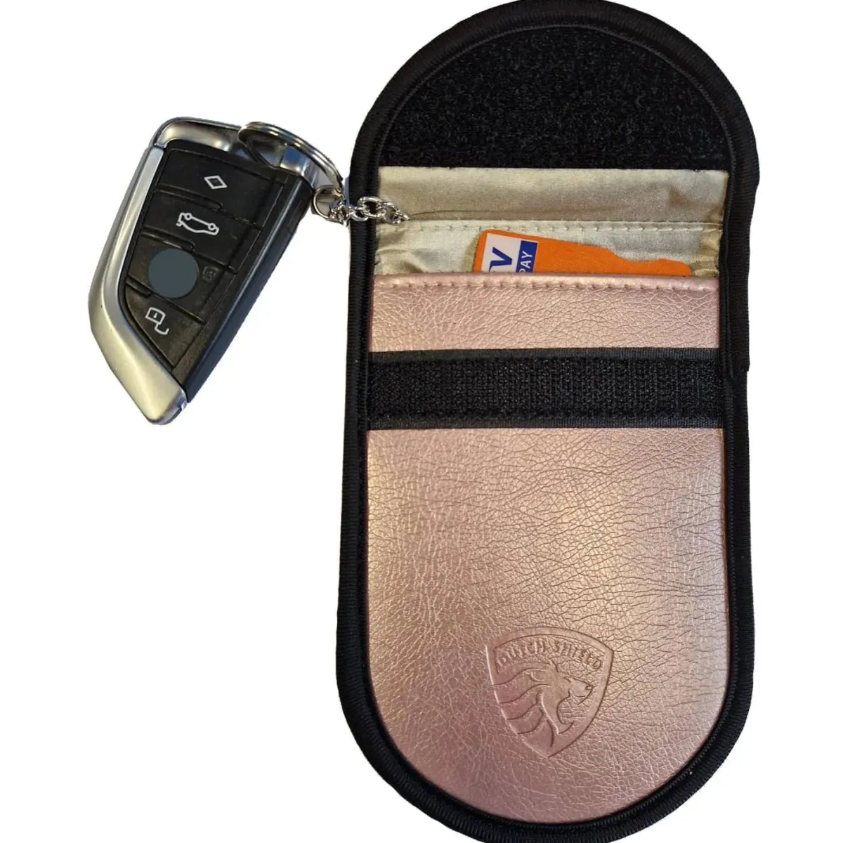 Outlet RFID Autosleutel hoesje - Anti-Skim roze Autosleutelhoesjes