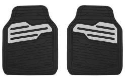 Clearance Rubber automatten set - Zwart - Grijs Automatten