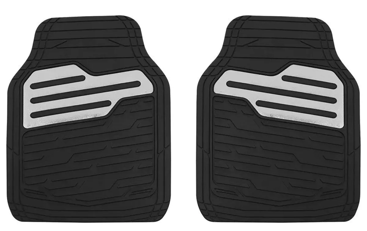 Clearance Rubber automatten set - Zwart - Grijs Automatten