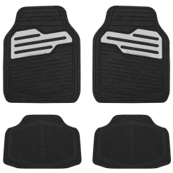 Clearance Rubber automatten set - Zwart - Grijs Automatten