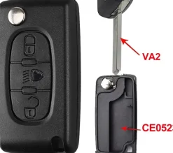 Hot Sleutelbehuizing geschikt voor Citroen/Peugeot Autosleutelhoesjes