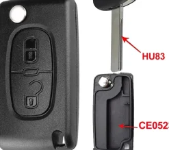 Best Sleutelbehuizing geschikt voor Citroen/Peugeot Autosleutelhoesjes