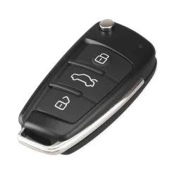 Sleutelbehuizing 3 knops geschikt voor Audi Autosleutelhoesjes