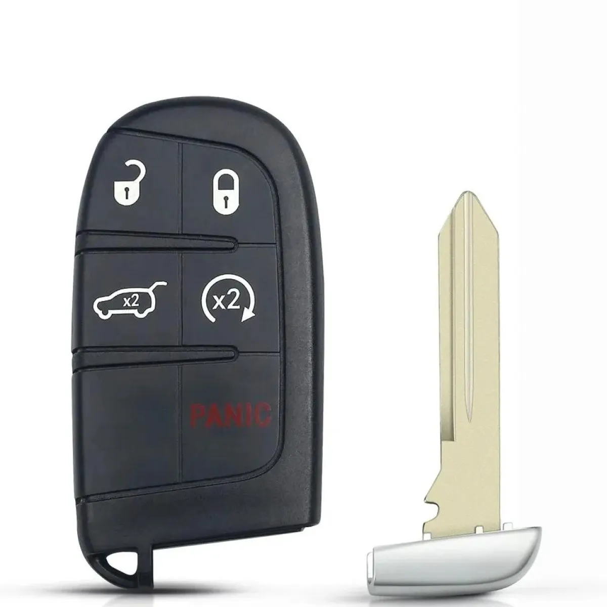 Sale Sleutelbehuizing 5 knops geschikt voor Fiat Autosleutelhoesjes