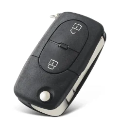 Outlet Sleutelbehuizing 2 knops geschikt voor Audi Autosleutelhoesjes