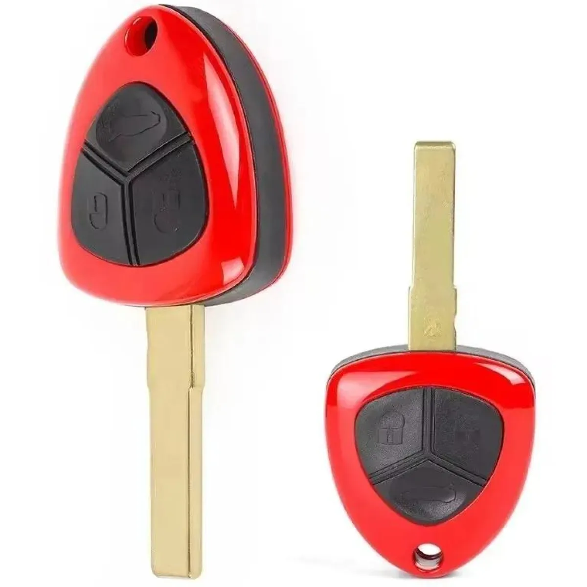Best Sleutelbehuizing 3 knops geschikt voor Ferrari Autosleutelhoesjes