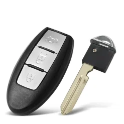 Outlet Sleutelbehuizing 3 knops geschikt voor Nissan Autosleutelhoesjes