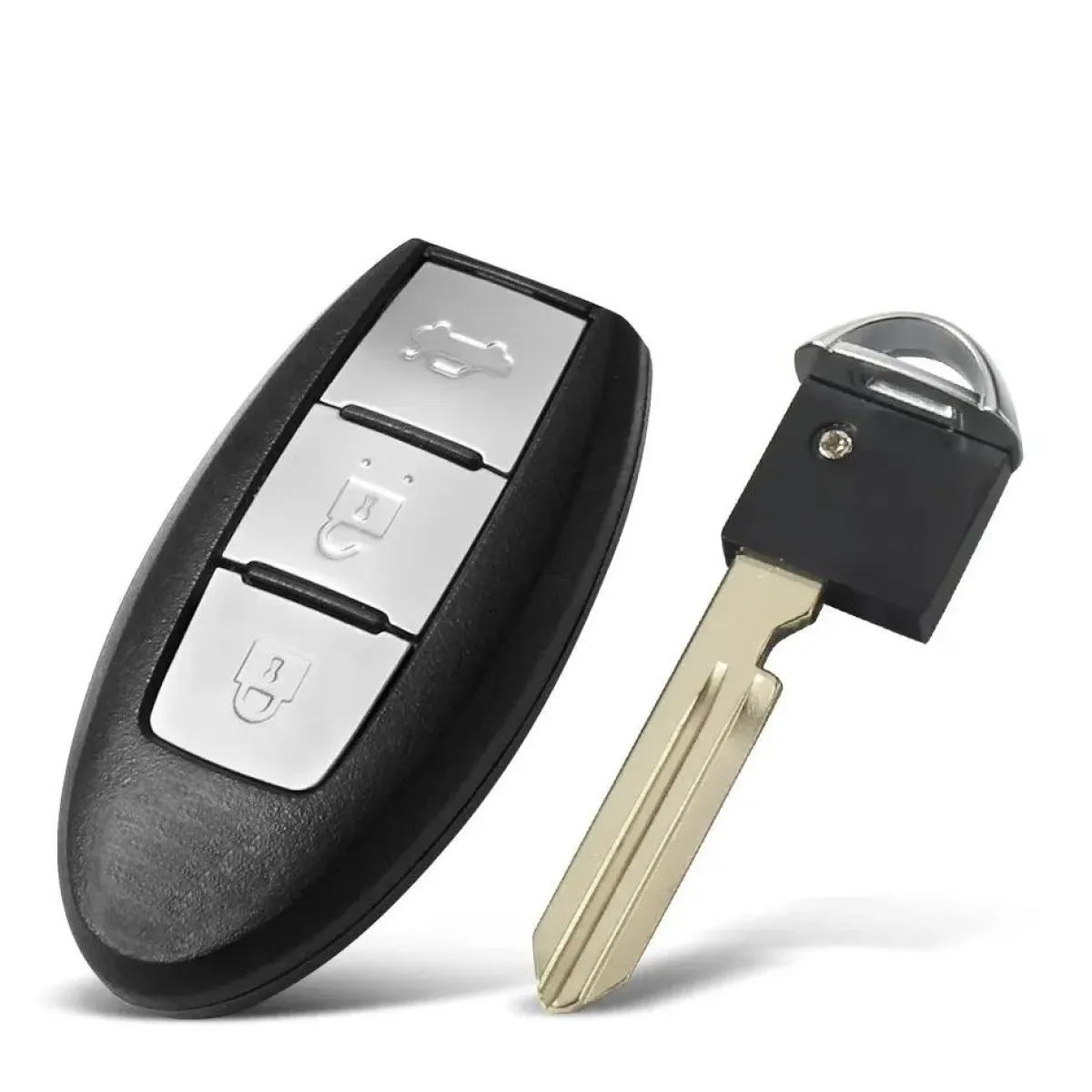 Outlet Sleutelbehuizing 3 knops geschikt voor Nissan Autosleutelhoesjes