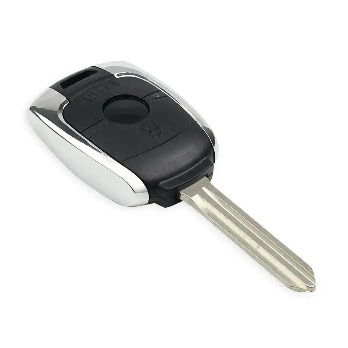 New Sleutelbehuizing 2 knops geschikt voor SsangYong Autosleutelhoesjes