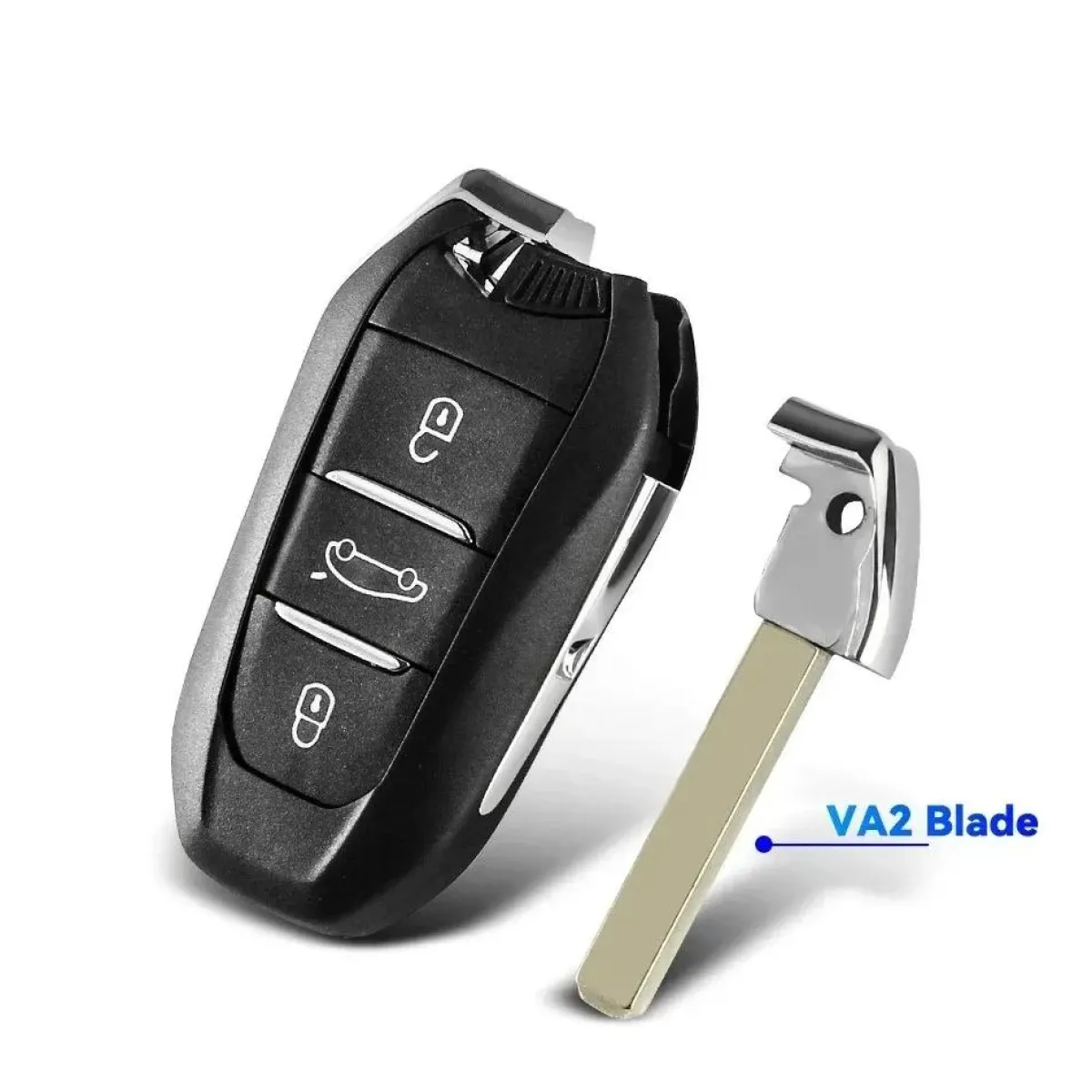 Best Smart key behuizing geschikt voor Peugeot/Citroen Autosleutelhoesjes