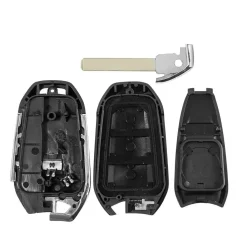 Hot Smart key behuizing geschikt voor Peugeot/Citroen Autosleutelhoesjes