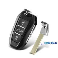 Outlet Smart key behuizing geschikt voor Peugeot/Citroen Autosleutelhoesjes