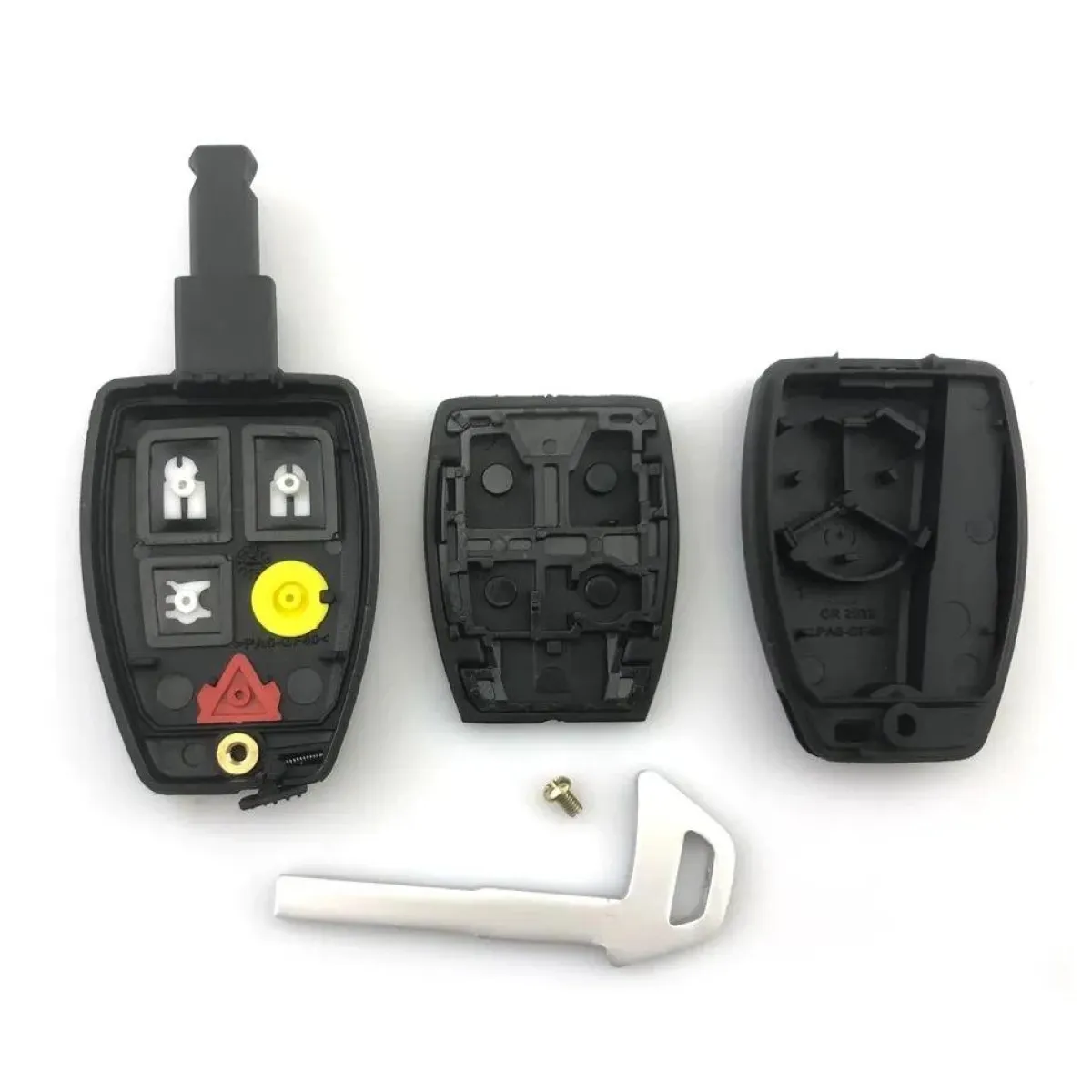 Online Smart key behuizing 5 knops geschikt voor Smart Autosleutelhoesjes
