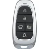 Hot Smart key behuizing 5 knops geschikt voor Hyundai Autosleutelhoesjes