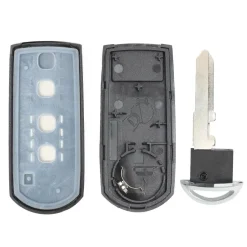 Outlet Smart key behuizing 3 knops geschikt voor Mazda Autosleutelhoesjes