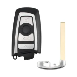 New Smart key behuizing 4 knops geschikt voor BMW Autosleutelhoesjes