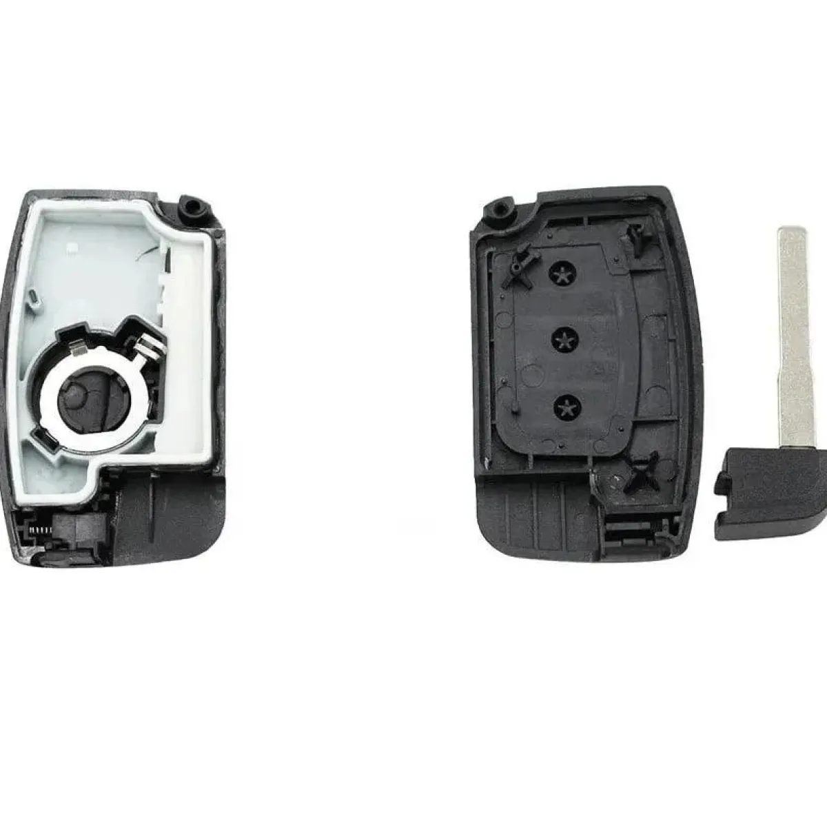 Best Smart key behuizing 3 knops geschikt voor Ford Autosleutelhoesjes