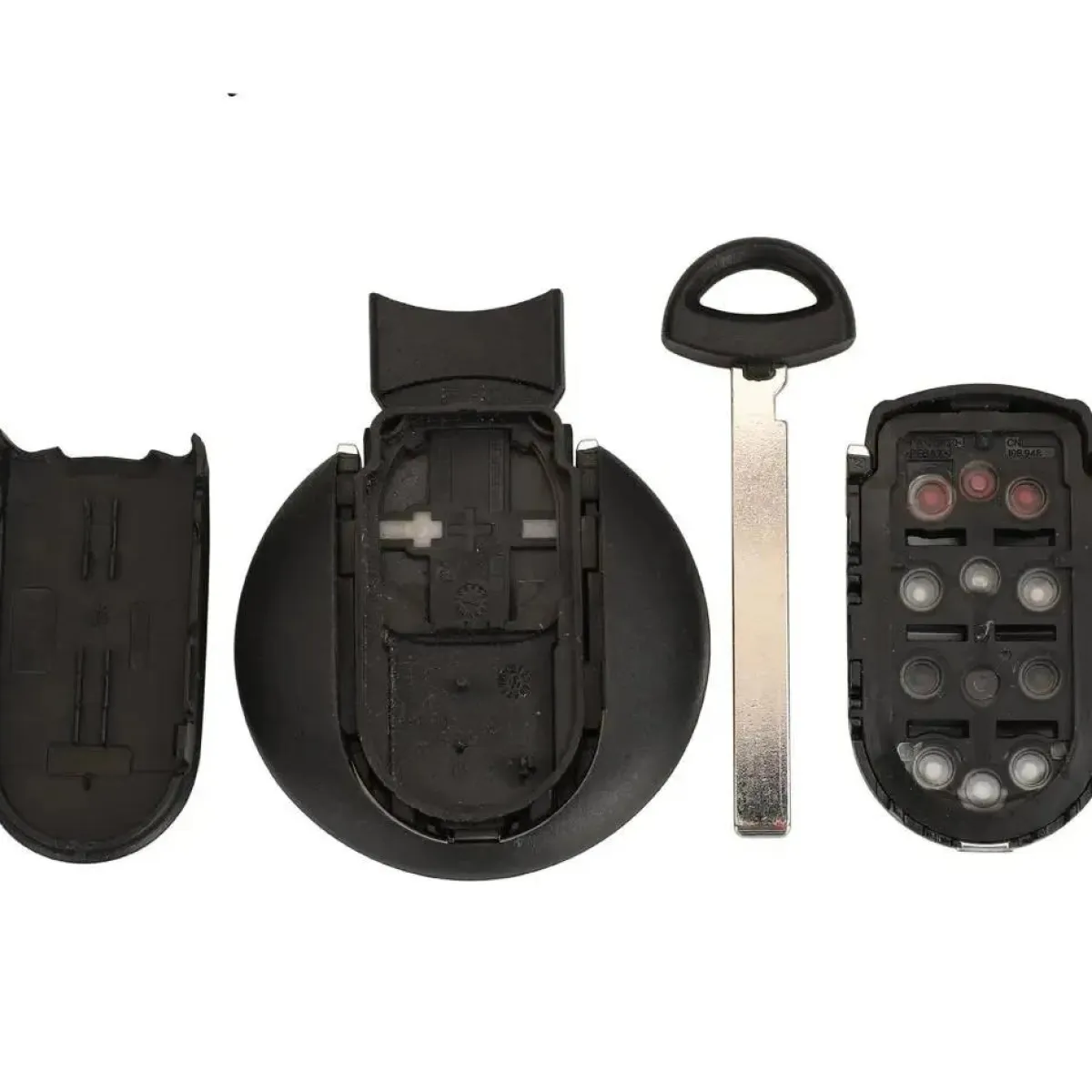Clearance Smart key behuizing 3 knops geschikt voor Mini Autosleutelhoesjes