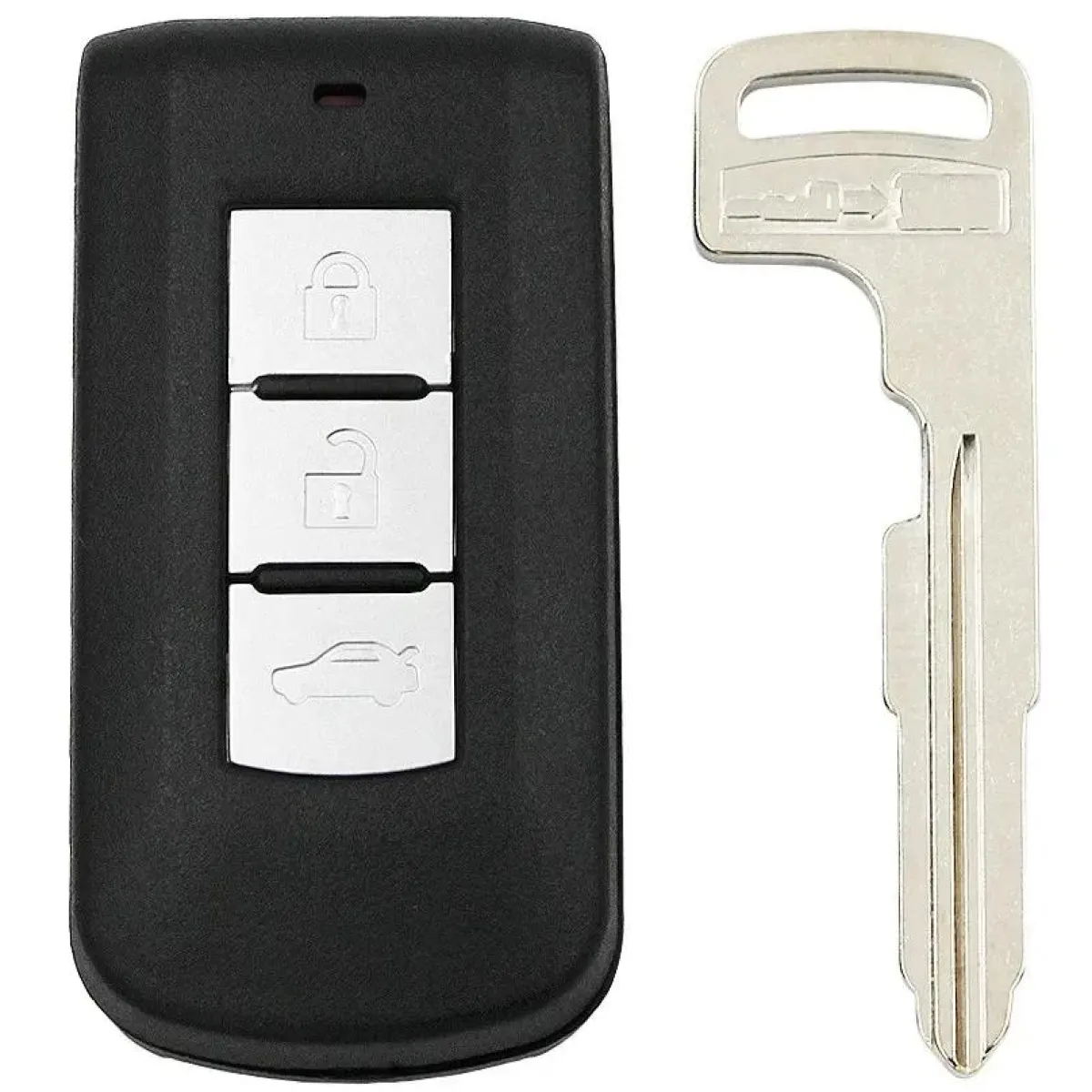 Best Smart key behuizing 3 knops voor Mitsubishi Autosleutelhoesjes