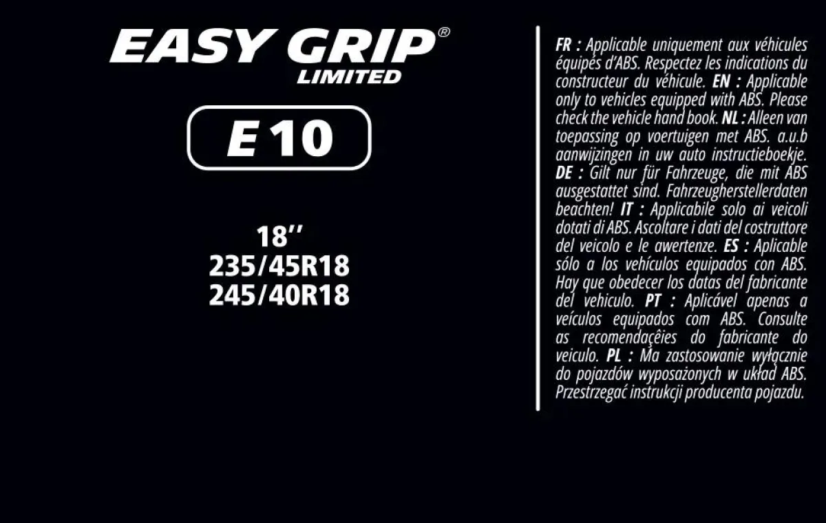 Sale Sneeuwkettingen - Easy Grip - EG-E10 Sneeuwkettingen